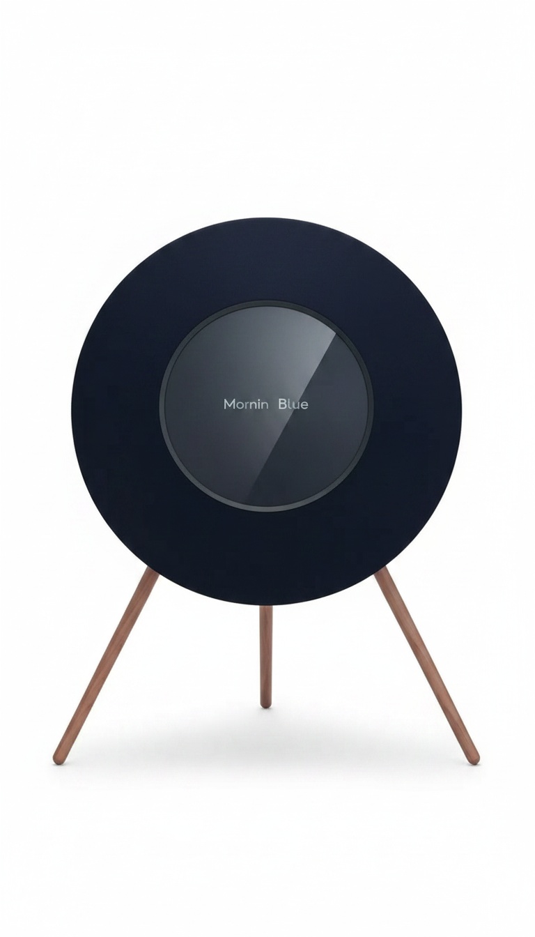 Painel circular frontal da coluna de chão