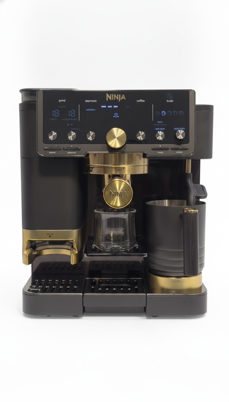 Moinho de grãos integrado da máquina de café a moer café fresco