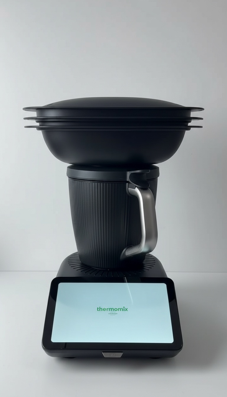 Copo de mistura com pega robusta em aço inoxidável