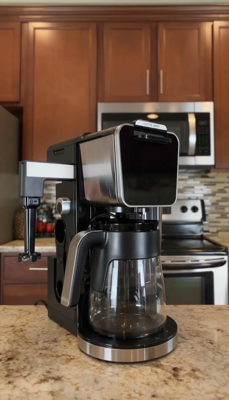 Depósito de água amovível da máquina de café