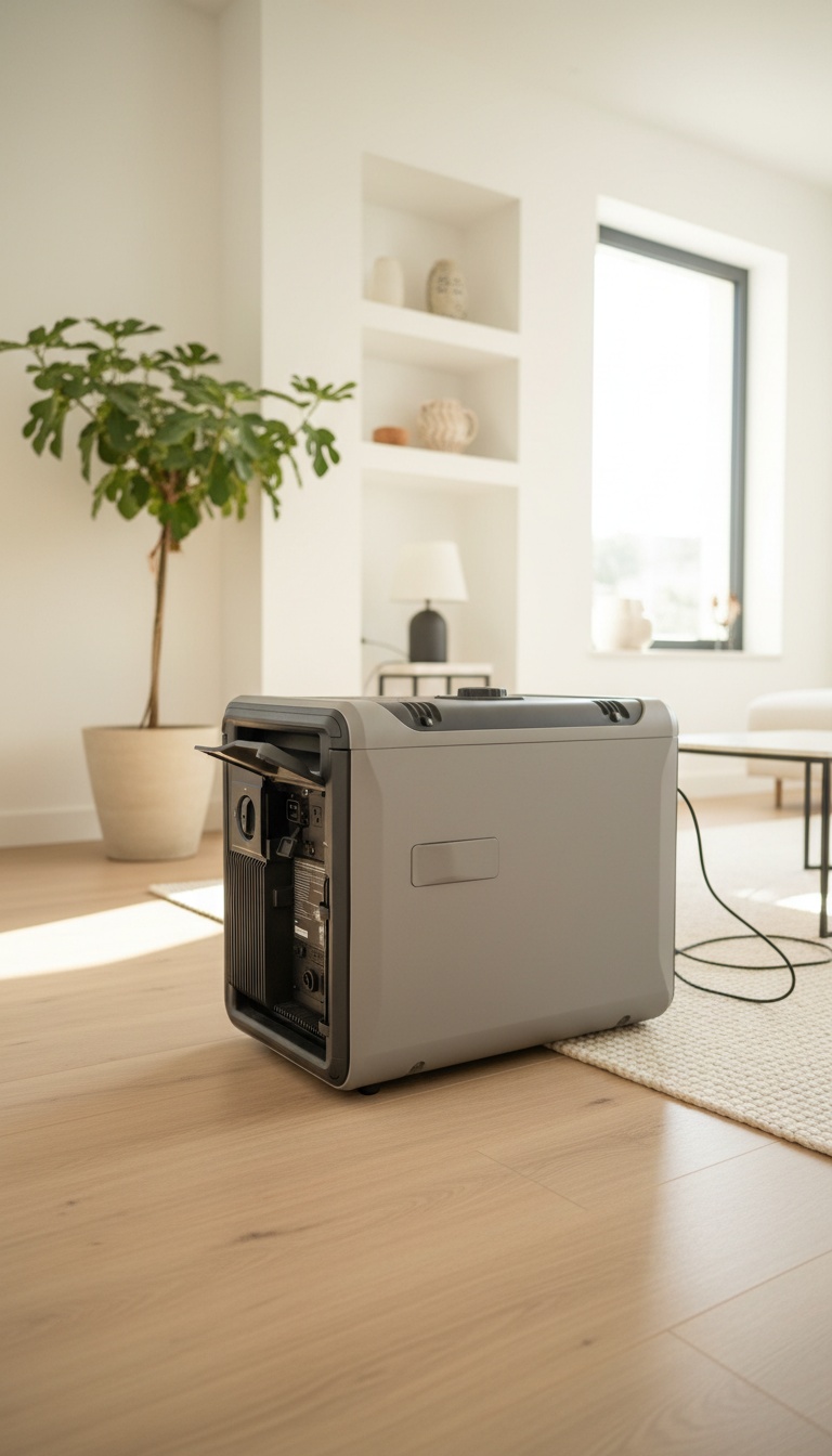 Gerador inversor portatil pronto a usar em qualquer lugar