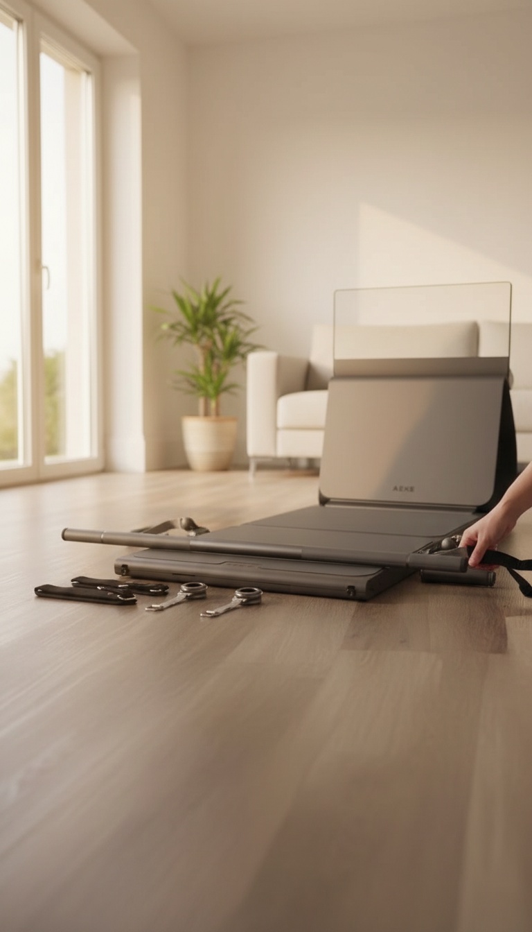 Plataforma de treino em ambiente de casa