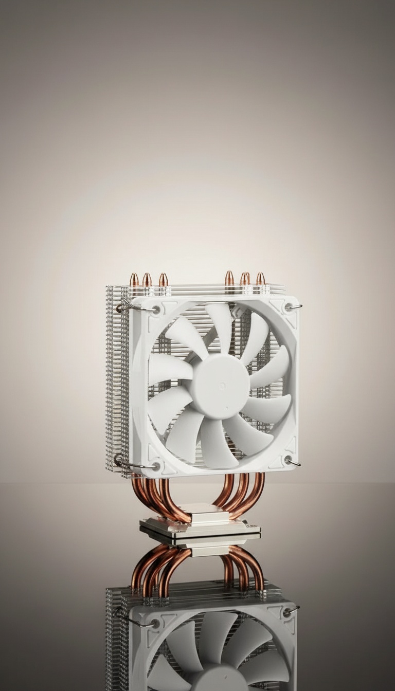 Cooler em destaque sobre superfície com reflexo suave