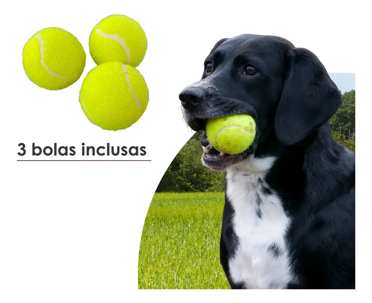 3 bolas de ténis incluídas